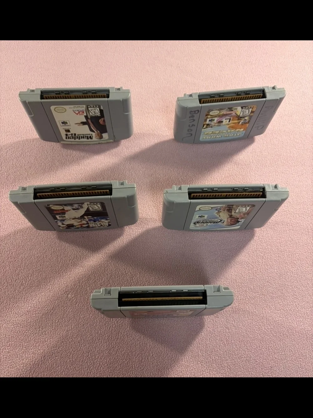 Nintendo Gray N64 Game Cartridge Lot - Sports & Action Titles